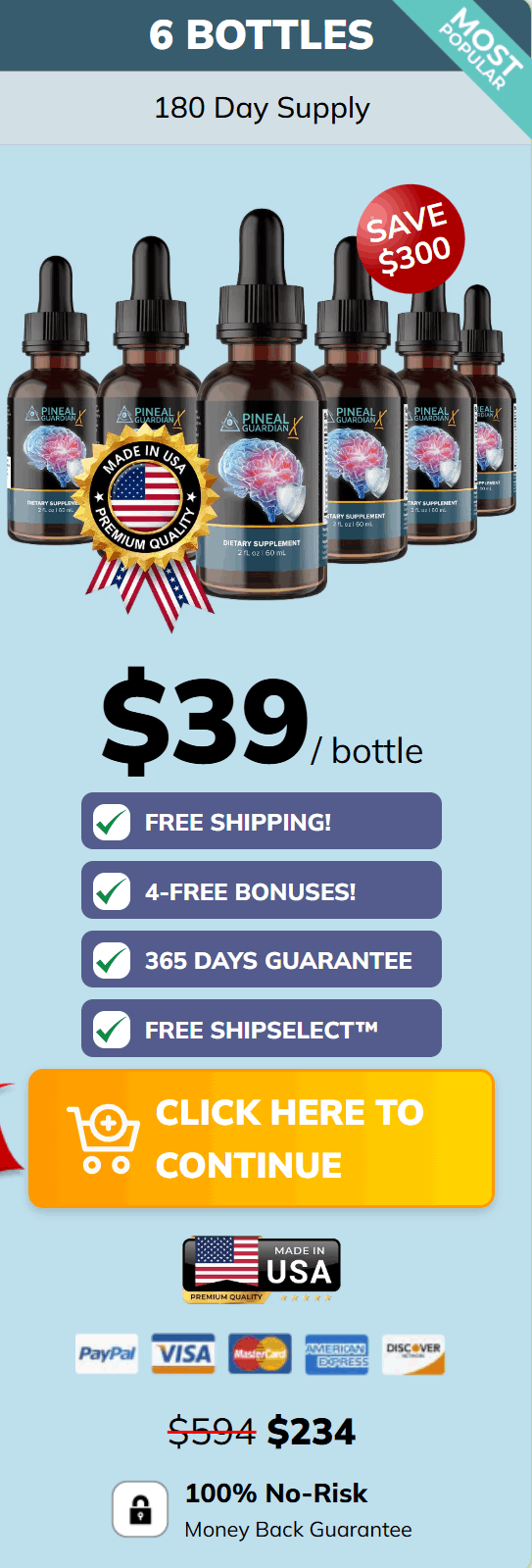 Pineal GuardianX-pricing